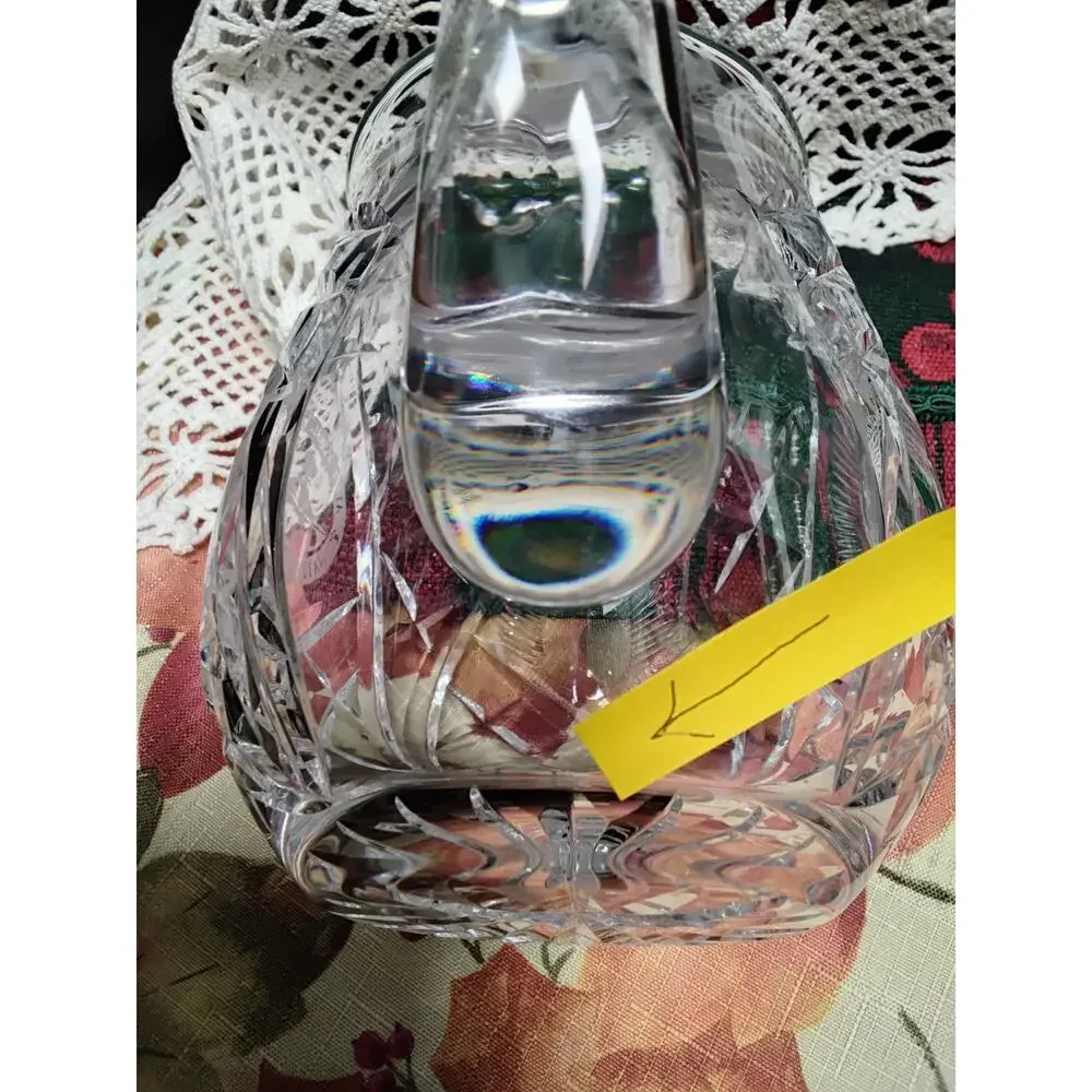 Waterford Crystal Pitcher Vintage Etched with AT&T Pebble Beach National Pro-am